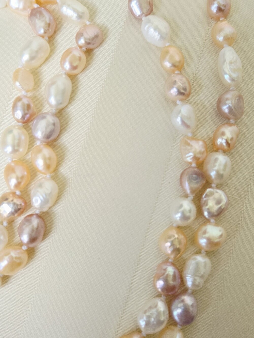 All Natural Baroque Freshwater Pearl Necklace NWT - Picture 6 of 9